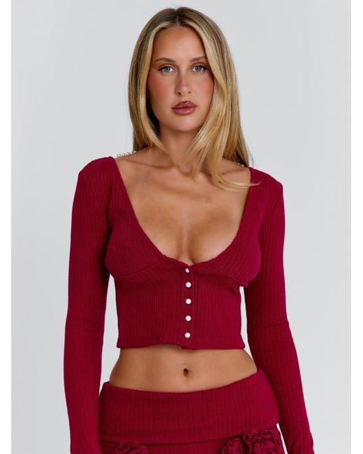 Outcast Red Cereza Top