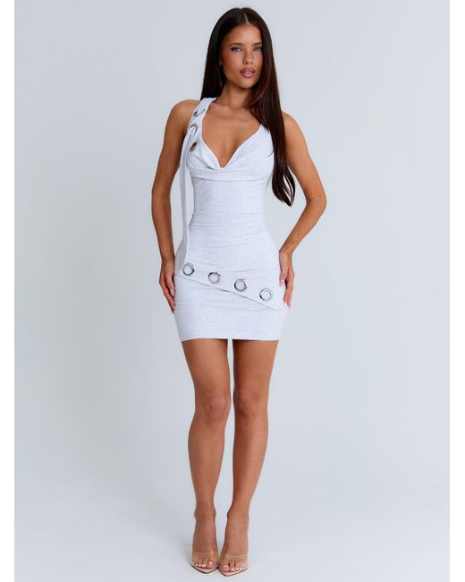 Outcast White Solari Mini Dress Marle