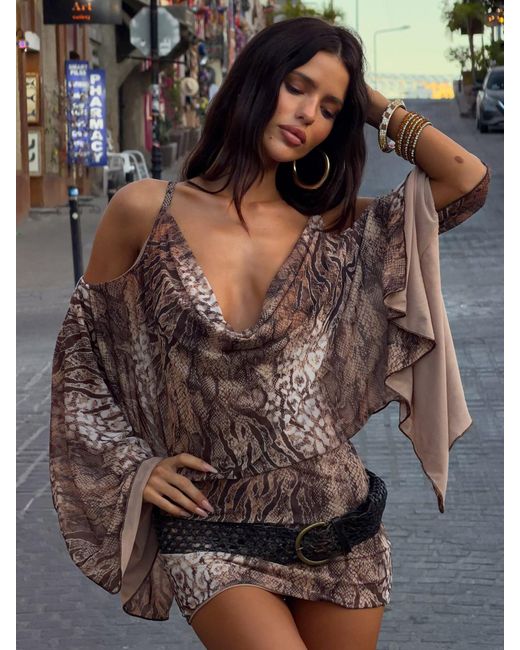 Outcast Black Tessia Mini Dress Karina