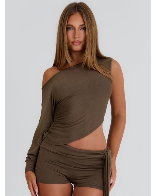 Outcast Gray Lilah Playsuit Khaki