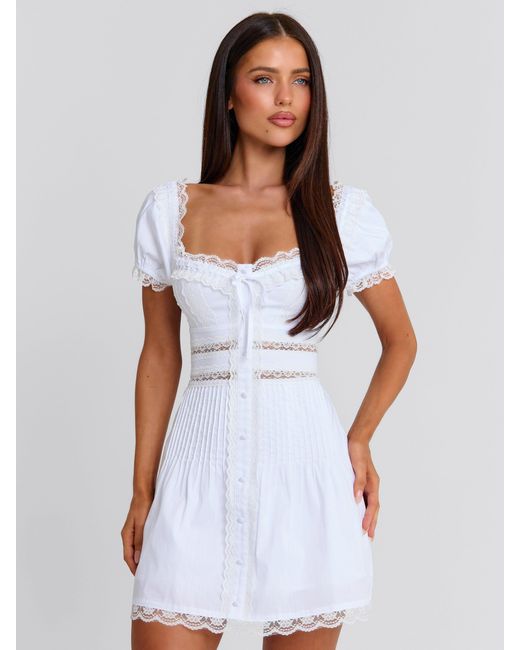 Outcast White Nadiene Mini Dress
