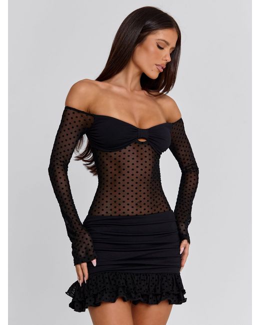 Outcast Black Zenya Mini Dress