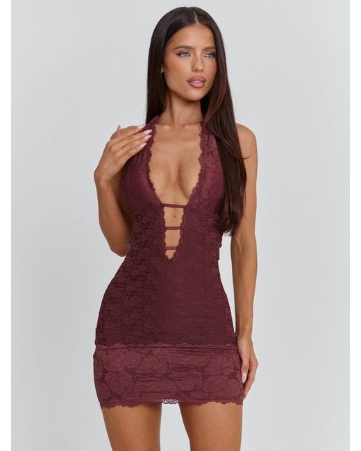 strapless open back dress AISLING DRESS main image 1