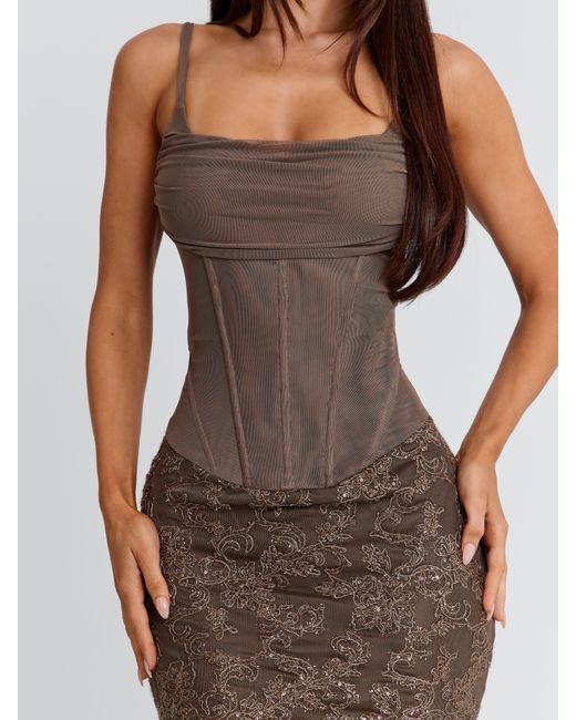 Outcast Brown Hadlai Maxi Dress