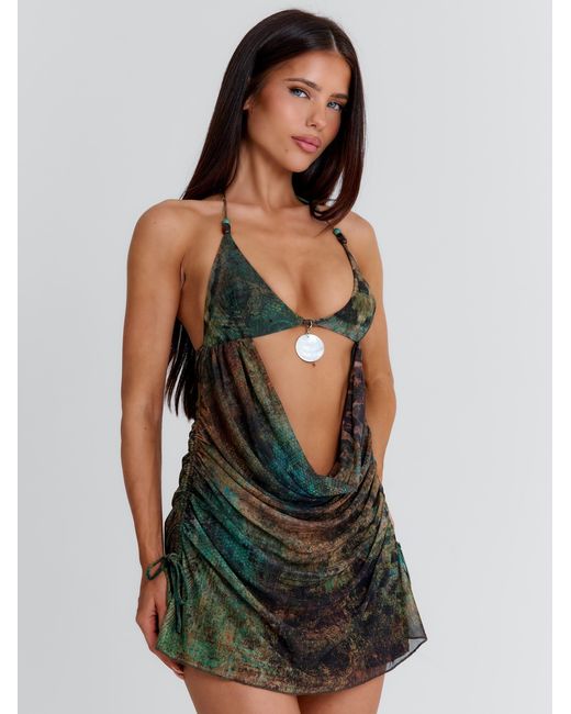 Outcast Multicolor Arabi Mini Dress Thalassa