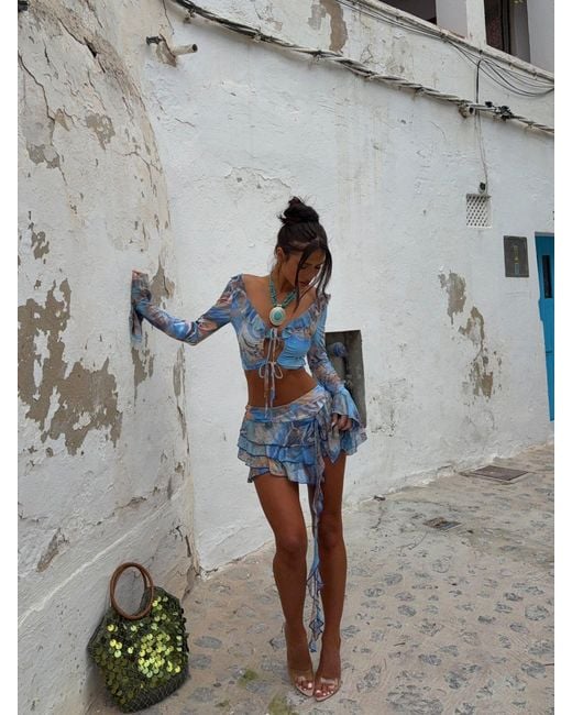 Outcast Gray Laylieu Top Siena