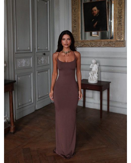 Outcast Black Gypsy Maxi Dress Chocolate