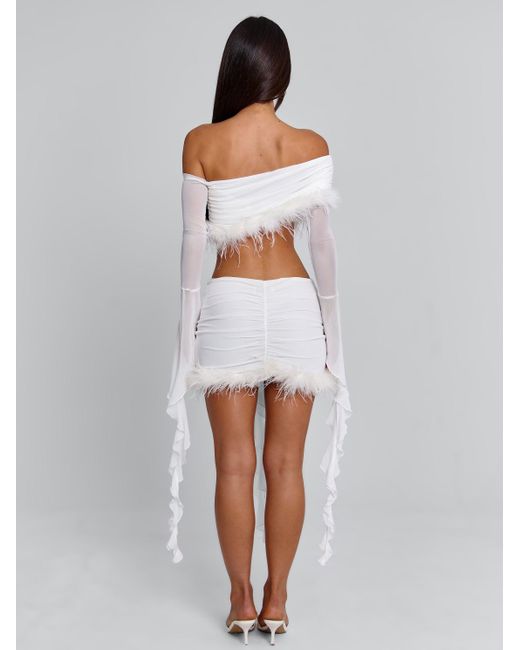 Outcast Gray Gilda Mini Skirt