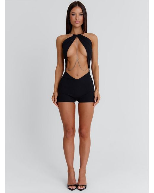 Outcast Black Rhianon Playsuit