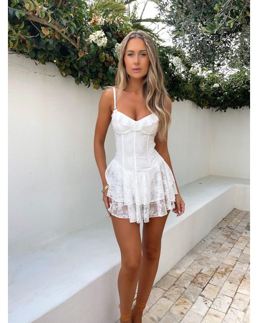 Outcast White Dylan Mini Dress