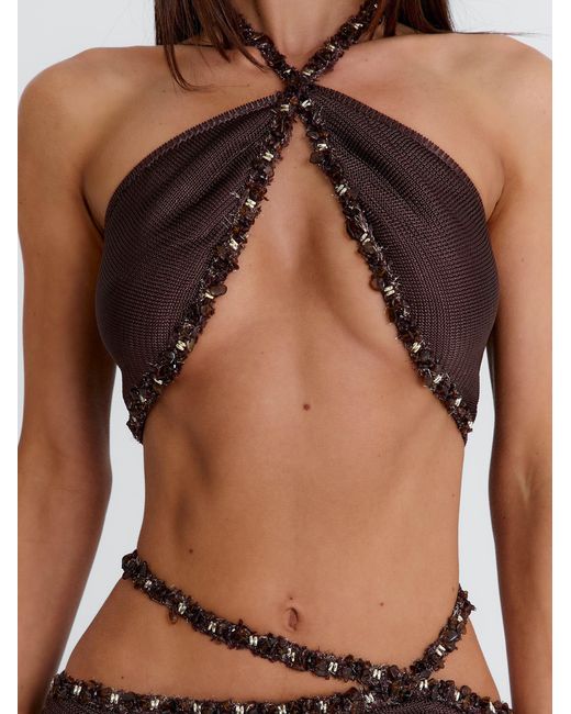 Outcast Brown Rai Top