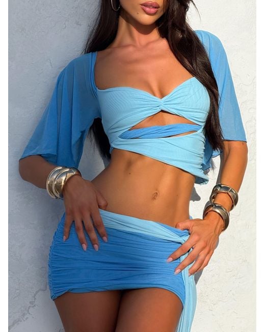 Outcast Blue Emilli Top