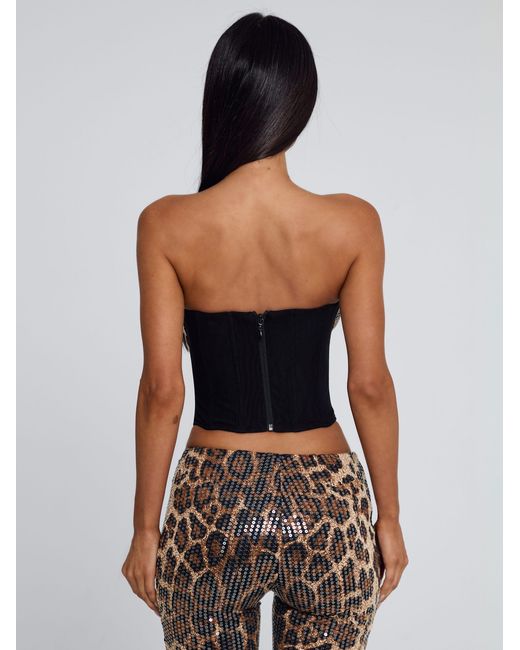 Outcast Metallic Eira Top Leopard Sequin