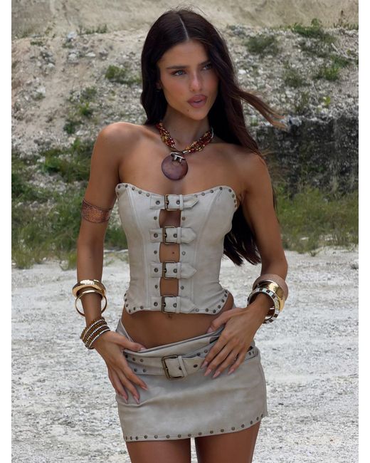 Outcast Gray Rodeo Top Sand
