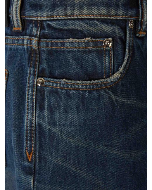 Jeans Rectos Versace de color Blue