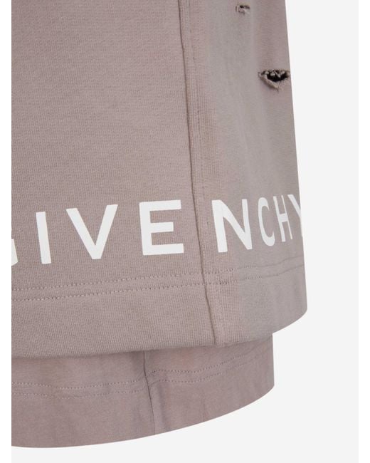 Bermudas Algodón Logo Givenchy de hombre de color White