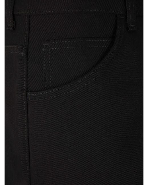 Jeans Rectos Algodón Acne de hombre de color Black