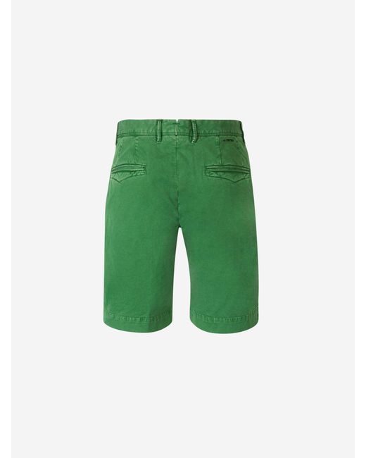 Bermudas Casual Algodón Incotex de hombre de color Green