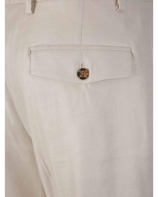 Bermudas Formales Lino Lardini de hombre de color White