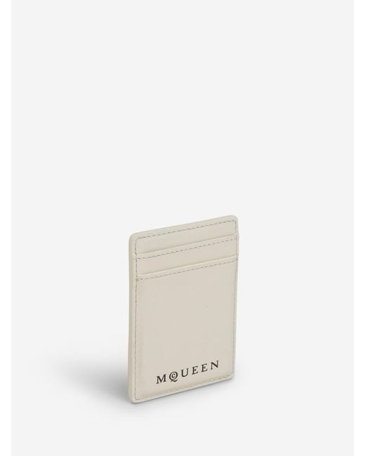 Tarjetero Logo McQueen de hombre de color White