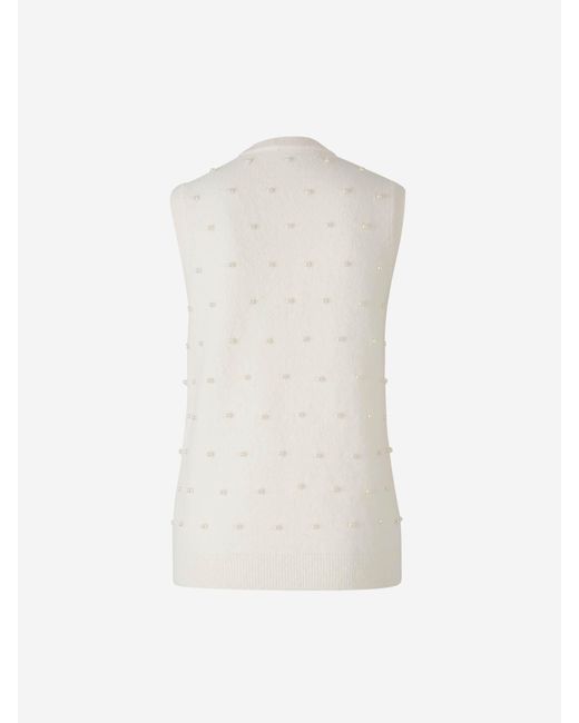 Chaleco Illuminate Alpaca Zimmermann de color White