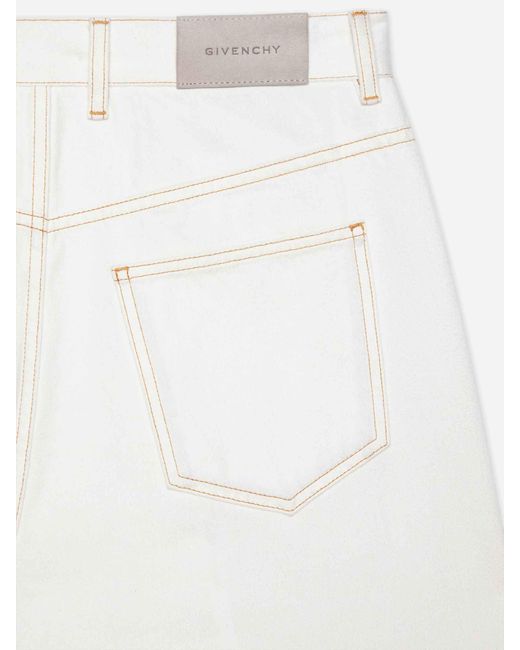 Jeans Rectos Anchos Givenchy de hombre de color White