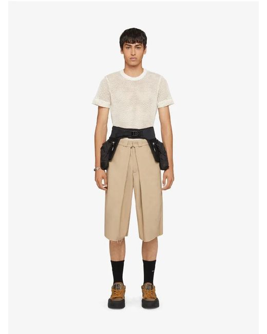 Bermudas Largas Chino Givenchy de hombre de color Natural
