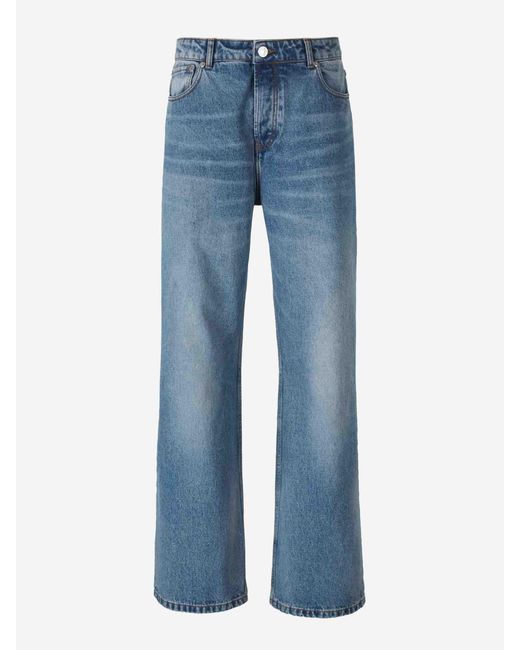 Jeans Wide Leg AMI de hombre de color Blue