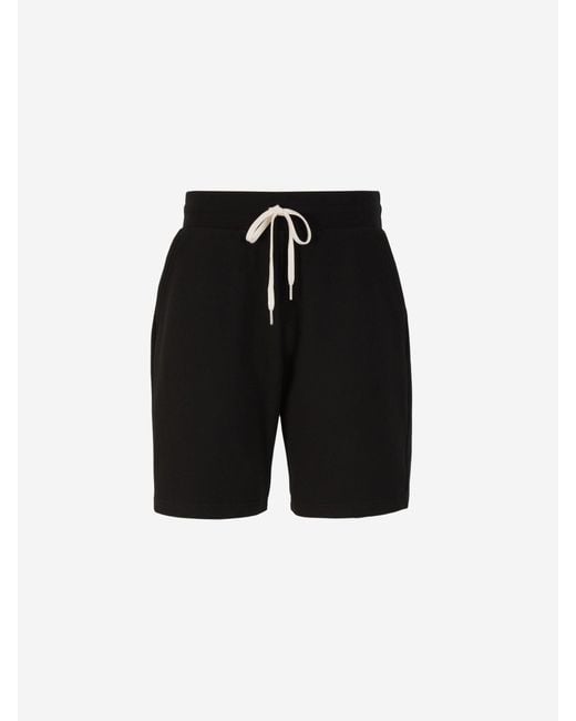 Bermudas Lisas Algodón John Elliott de hombre de color Black