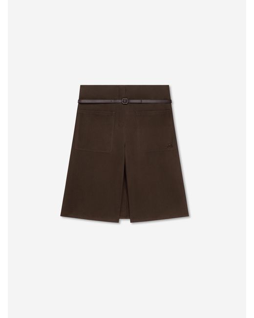 Bermudas Rectas Courreges de color Natural