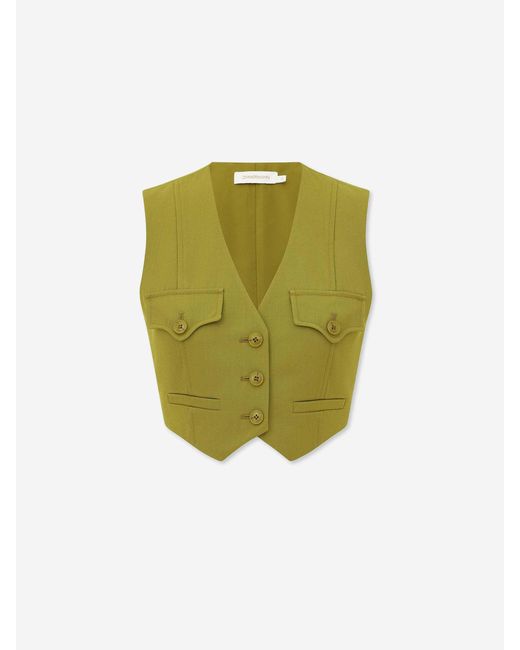 Chaleco Luna Lana Zimmermann de color Green