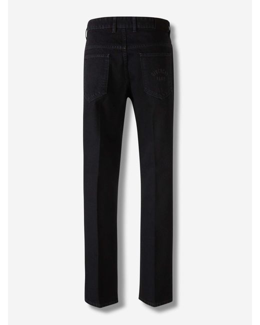 Jeans Rectos Givenchy de hombre de color Black