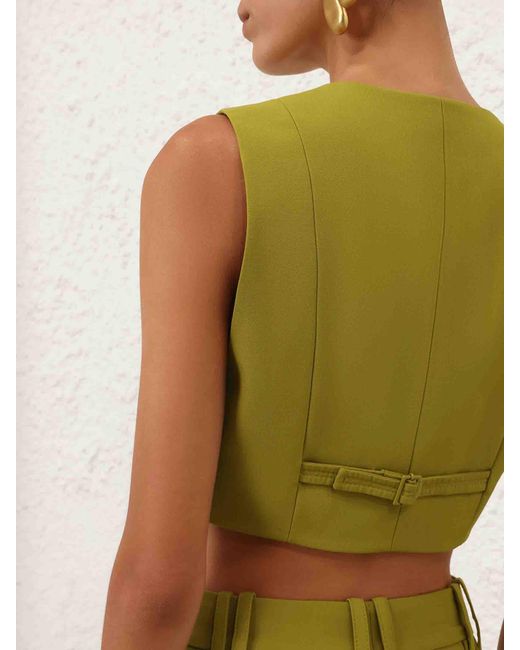 Chaleco Luna Lana Zimmermann de color Green