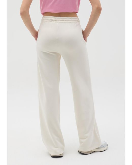 Ovs Joggers Essential Straight Fit Con Coulisse, Donna, Taglia di OVS in White