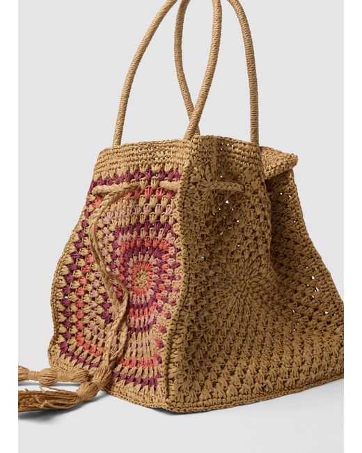Shopper Marrone di Les Copains in White