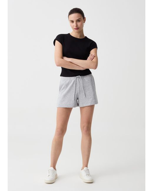 Ovs , Shorts Essential Con Cuciture di OVS in Gray