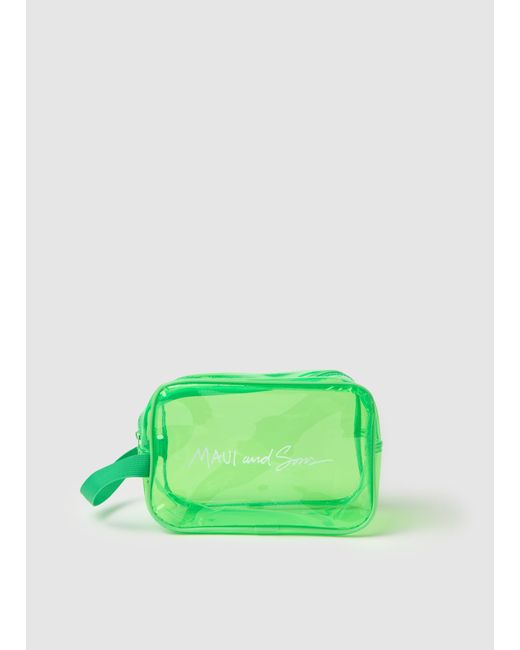 Beauty Case Da Uomo di Maui in Green da Uomo