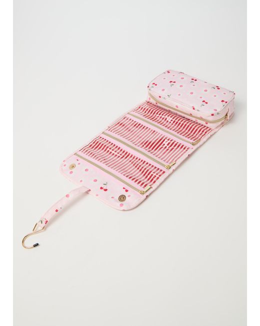 Ovs Beauty Case Da Viaggio Stampato Con Gancio, Donna, Taglia di OVS in Pink