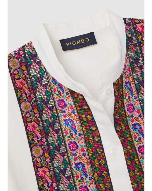 Camicia Da Donna di Piombo in White