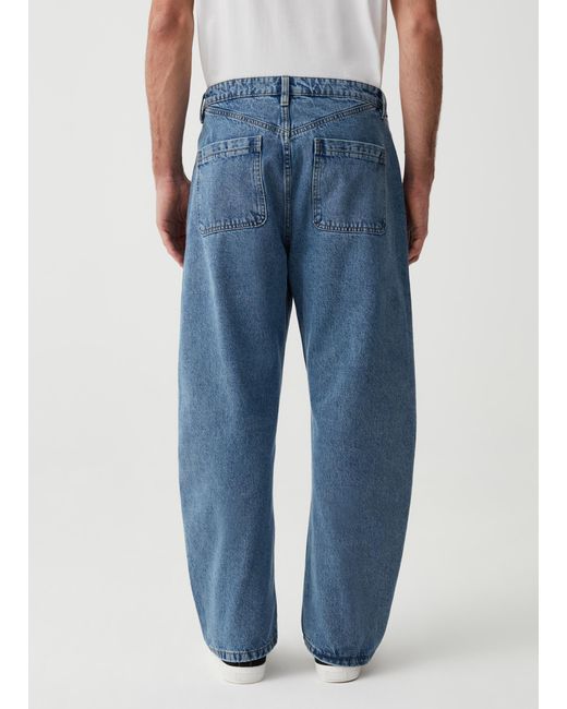 Ovs , Jeans Comfort Fit Wide Leg, Uomo, , Taglia di OVS in Blue da Uomo