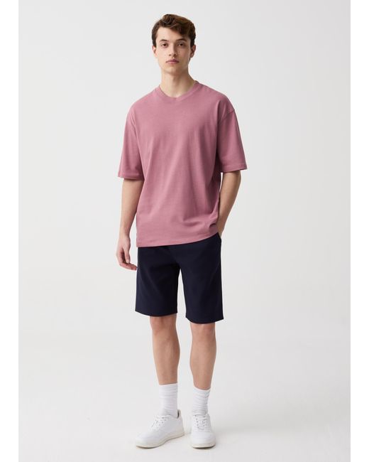 Bermuda Jogger di 0000 in Red da Uomo