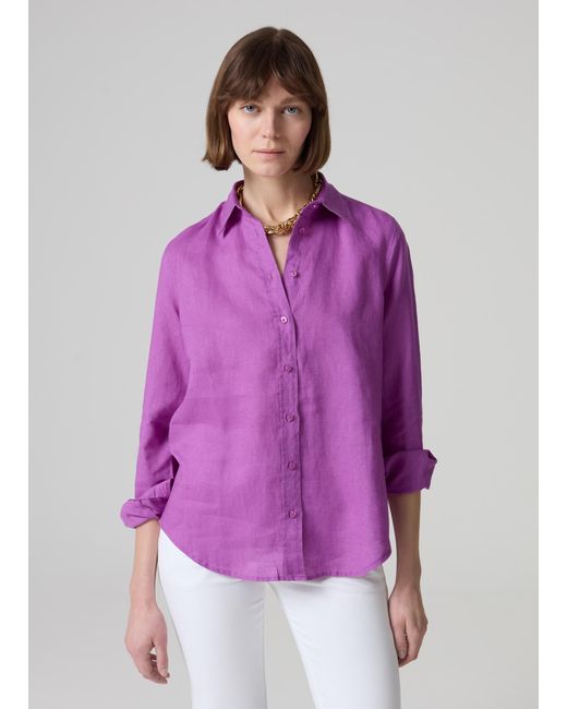 Camicia Relaxed Fit di Piombo in Purple