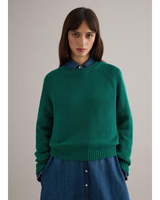 Pullover Girocollo di Piombo in Green