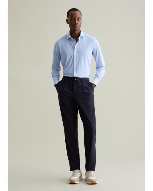 Camicia Regular Fit di Piombo in Blue da Uomo