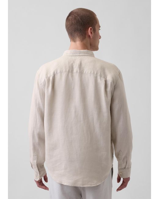 Camicia di Gap in Natural da Uomo