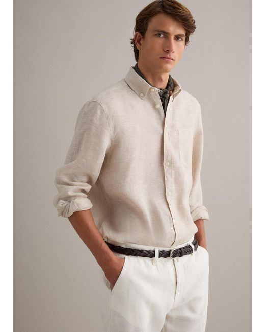Camicia di Piombo in Natural da Uomo