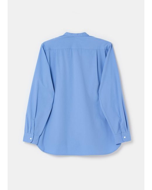 Camicia Regular Fit Collo Alla Coreana Selection, , , Taglia di Piombo in Blue