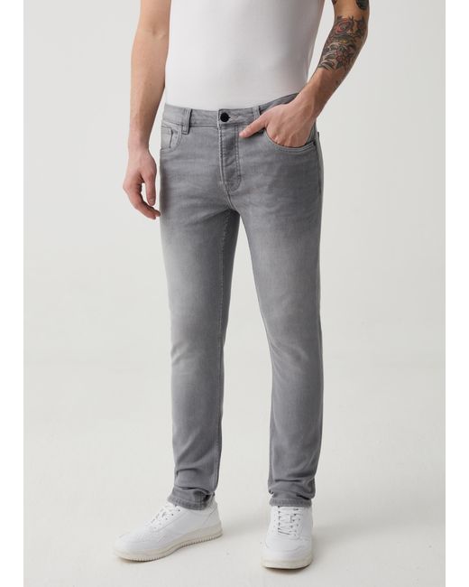 Ovs , Jeans Skinny Fit di OVS in Gray da Uomo