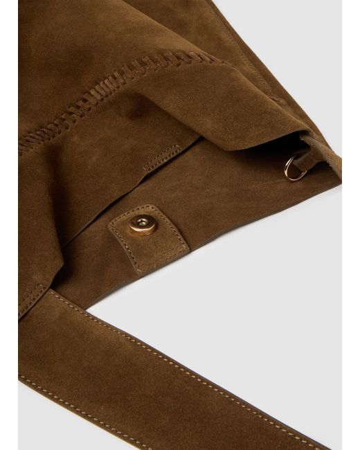 Borsa Shopper di Les Copains in Brown