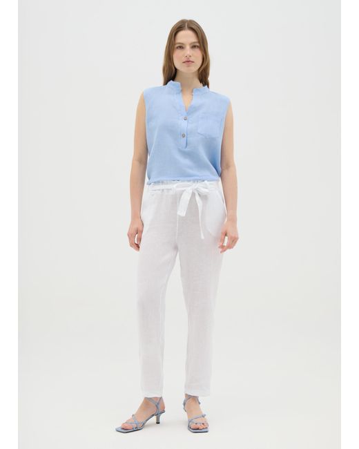 Camicia Smanicata Da Donna di Hybrid in Blue